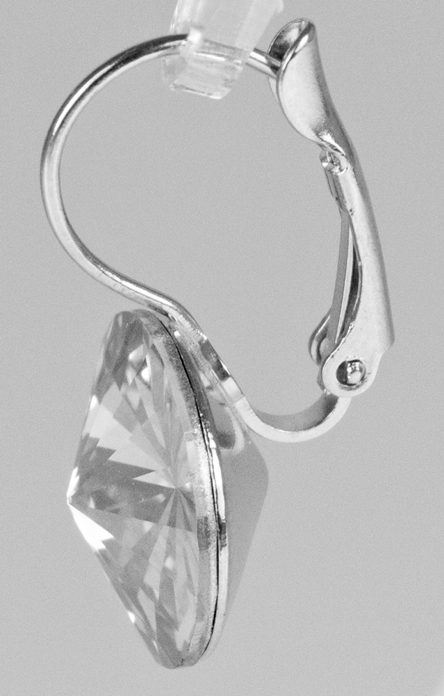 LUISIA Ohrringe Rivoli mit Kristallen von Swarovski - 14 mm - Strass Ohrhänger