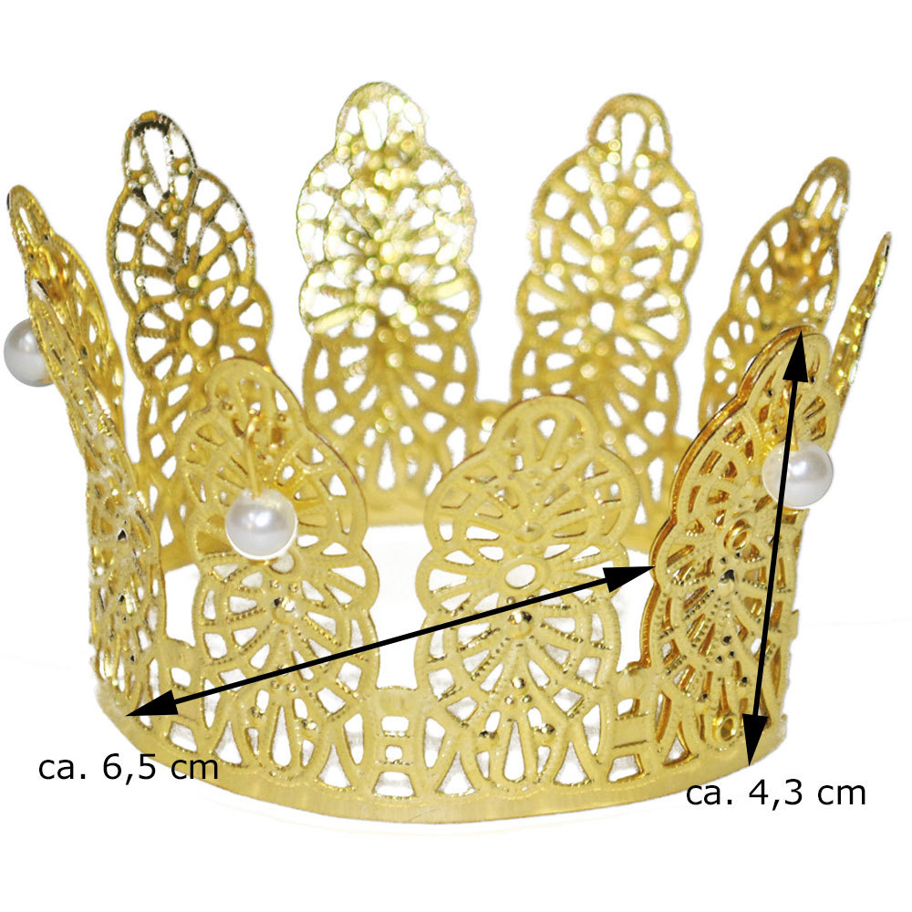 Corona de princesa dorada a elegir - Disfraz de cuento de hadas Reina Rey Rana - Imagen 17 de 19