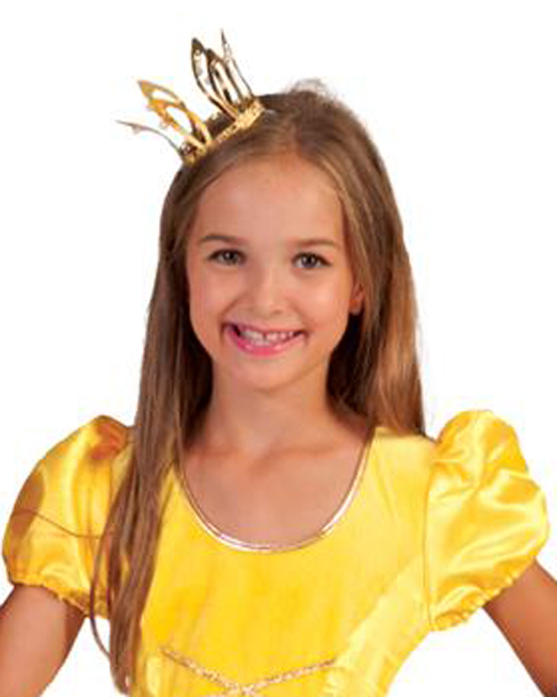 Corona de princesa dorada a elegir - Disfraz de cuento de hadas Reina Rey Rana - Imagen 12 de 19