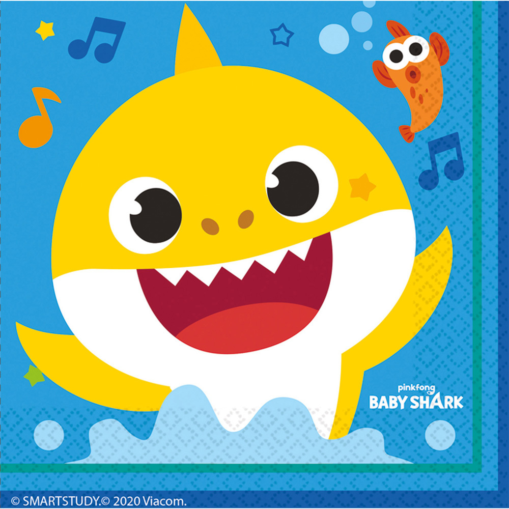 Amscan "Baby Shark" - Tiburón Niños Cumpleaños Decoración Fiesta Vajilla Fiesta - Imagen 9 de 13